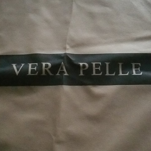 💯 GENUINE Leather Italian Vera Pelle Birkin Bag - Picture 6 of 6